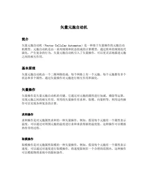 矢量元胞自动机