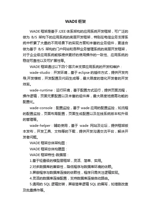 WADE框架