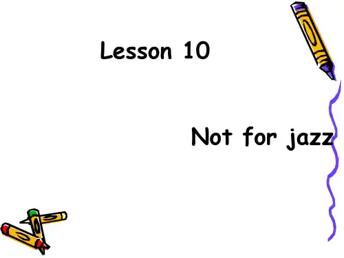 新概念二第10课课件lesson 10