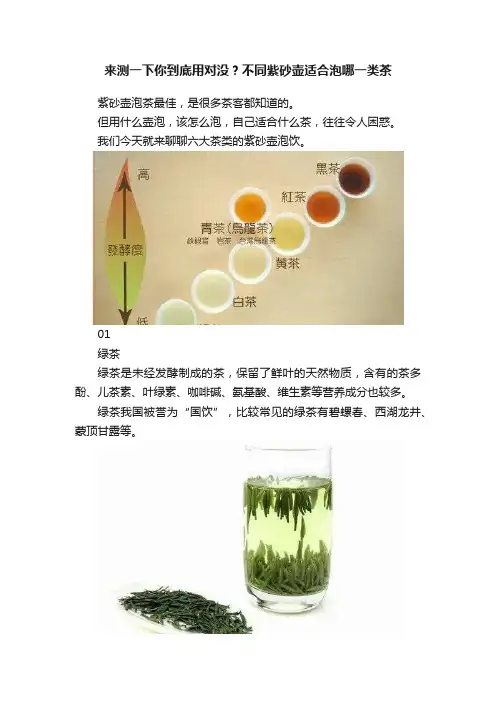 来测一下你到底用对没？不同紫砂壶适合泡哪一类茶