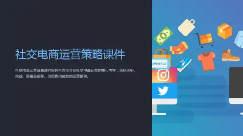 《社交电商运营策略课件》