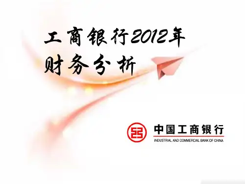工商银行2012年财务分析(全)