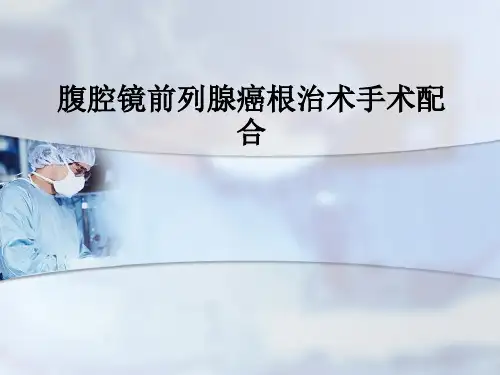 腹腔镜前列腺癌根治术手术配合ppt课件