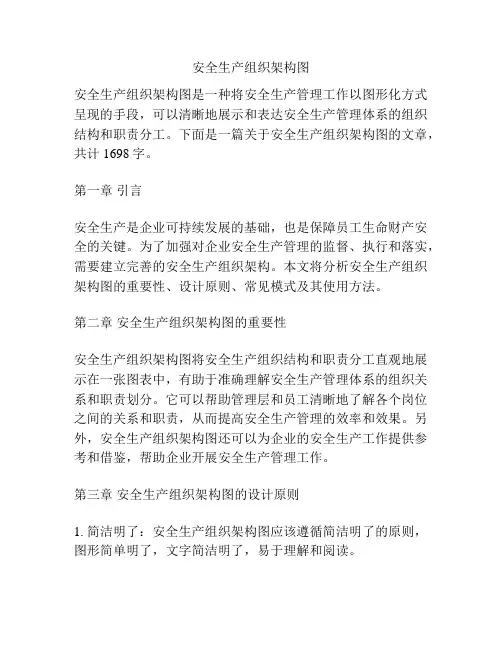 安全生产组织架构图