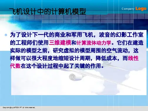 飞机设计中的计算机模型(共6张PPT)