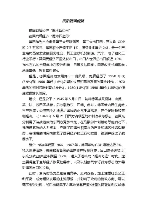 战后德国经济