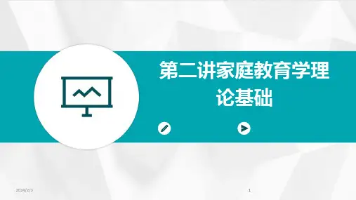 2024版年度第二讲家庭教育学理论基础