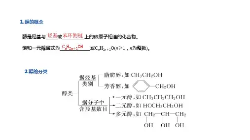 烃的含氧衍生物