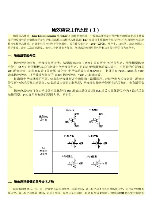 场效应管工作原理及应用