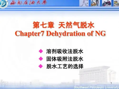 第7章 天然气的脱水
