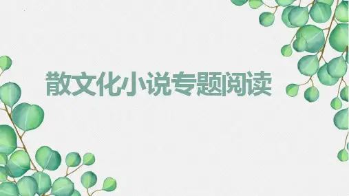 散文化小说