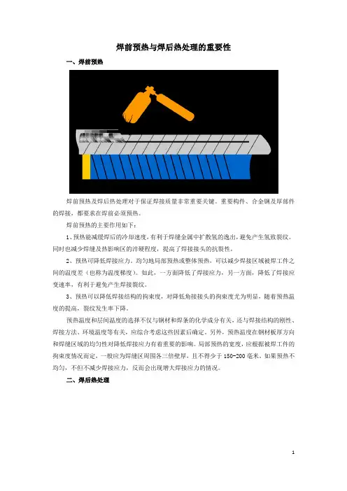 焊前预热与焊后热处理的重要性