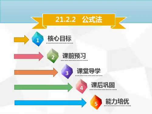 人教版九年级上册数学课件 21.2.2 公式法(共20张PPT)