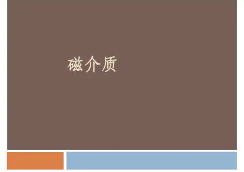 磁介质——精选推荐