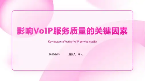 2023年影响VoIP服务质量的因素分析