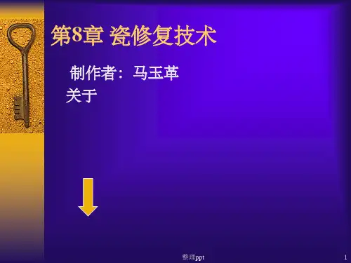 《瓷修复工艺技术》PPT课件
