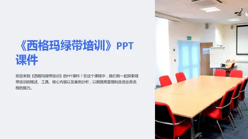 《西格玛绿带培训》课件