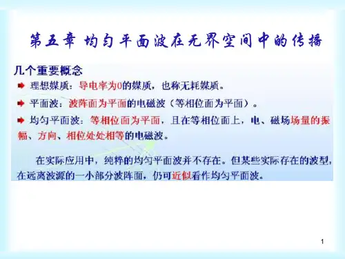 第五章 均匀平面波的传播