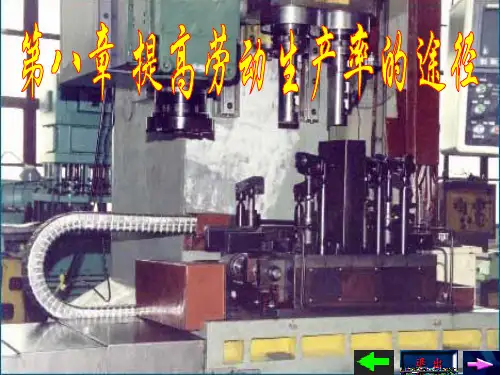 第八章 提高劳动生产率的途径