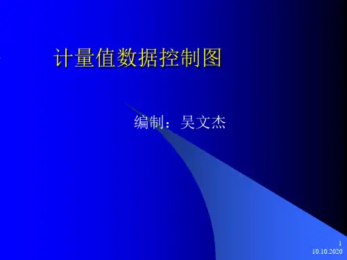 计量值数据控制图精品PPT课件