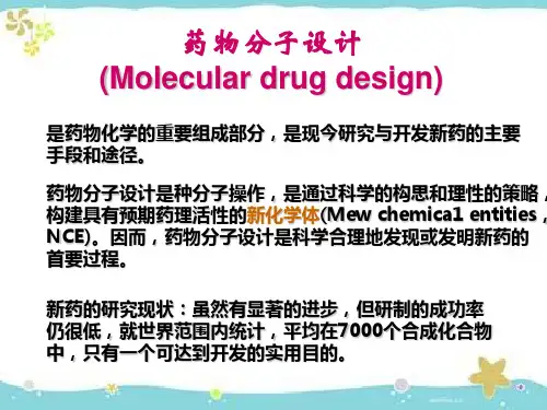 药物分子设计 ppt课件