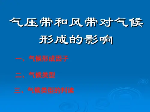 223世界主要气候类型的分布与气候类型的判断PPT课件