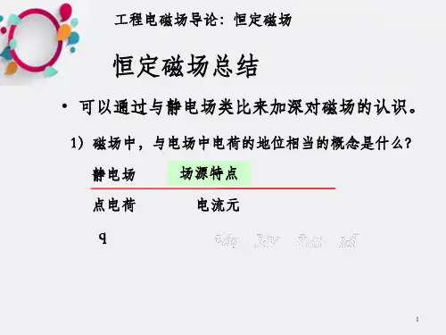 《电磁场总结》PPT课件_OK