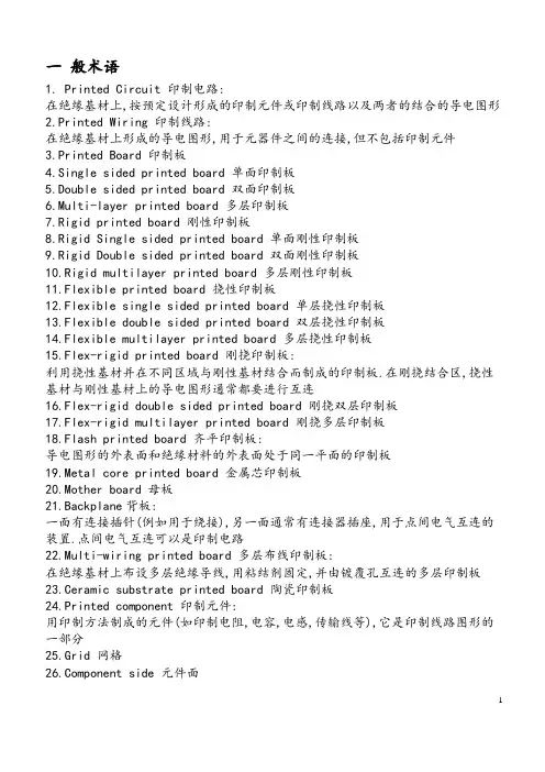 PCB专业术语