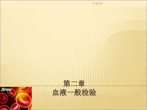 血液一般检验