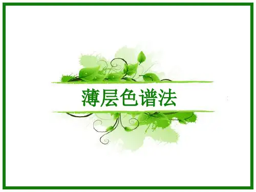 薄层色谱鉴别