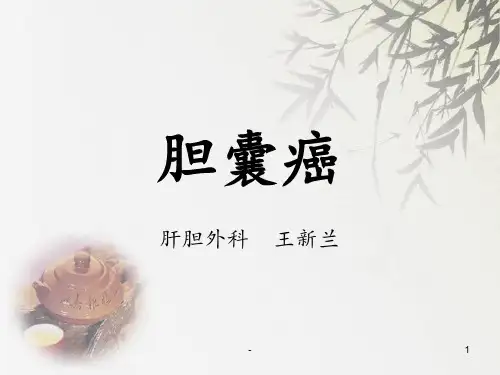 胆囊癌PPT课件
