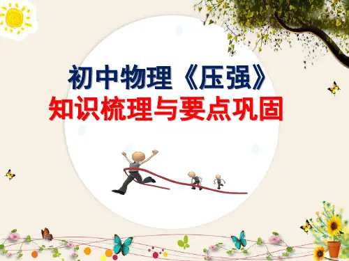 初中物理《压强》知识梳理与要点巩固