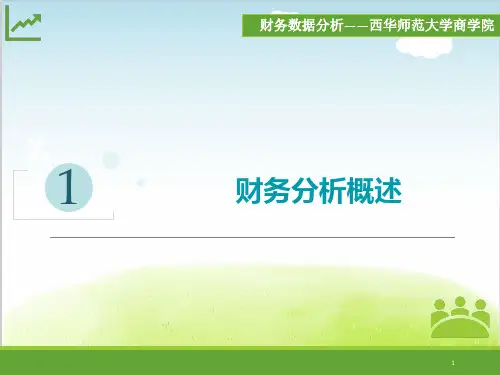 财务分析概述PPT(共 48张)