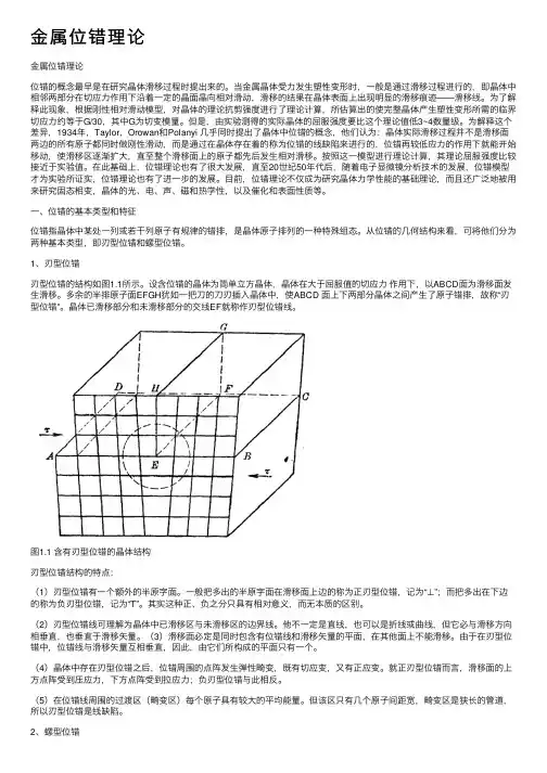 金属位错理论