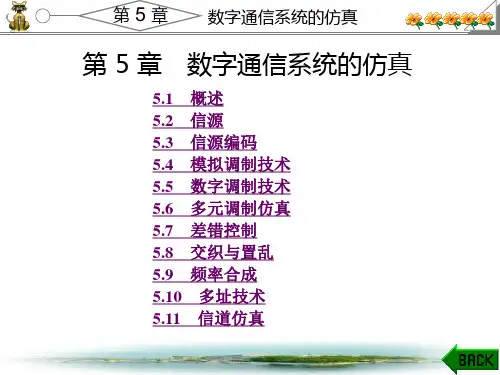 数字通信系统的仿真