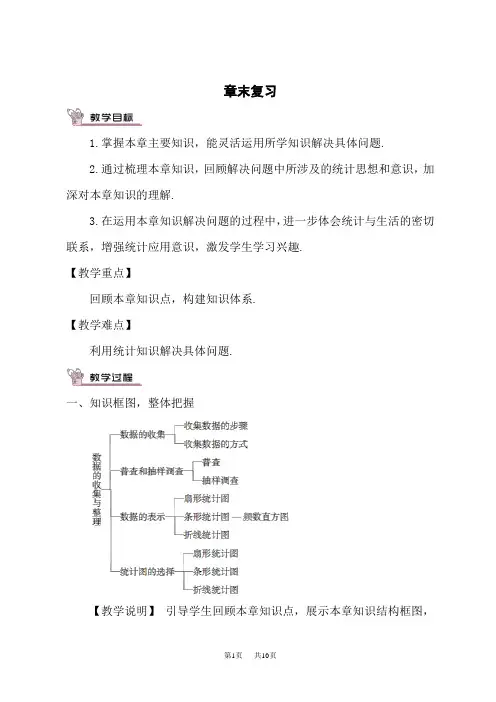 北师版初中七年级上册数学教案 第六章 数据的收集与整理 章末复习