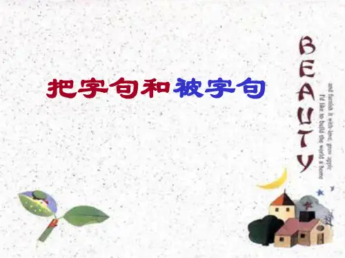 把字句和被字句