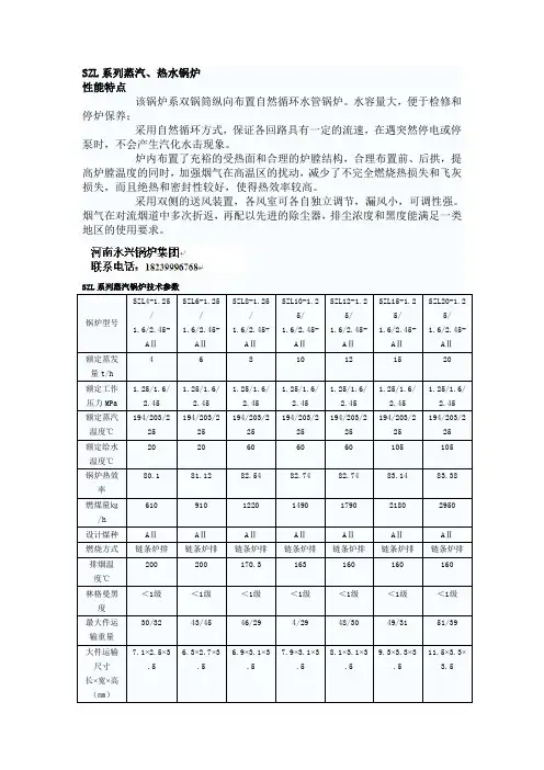 10吨燃煤蒸汽锅炉