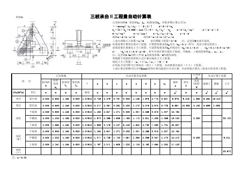 桩承台工程量计算