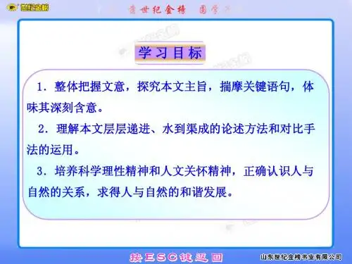 第11课 敬畏自然