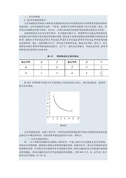 无差异曲线——精选推荐
