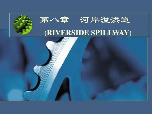 第八章+河岸溢洪道-水工建筑物课件