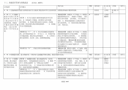 疼痛科持续改进