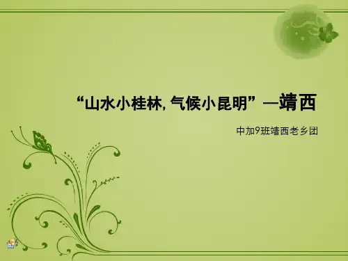 介绍我的家乡——靖西