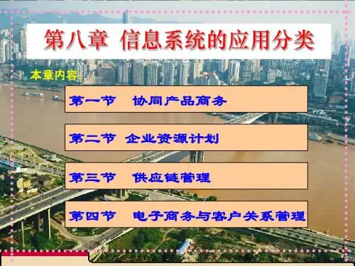 第八章信息系统的应用分类