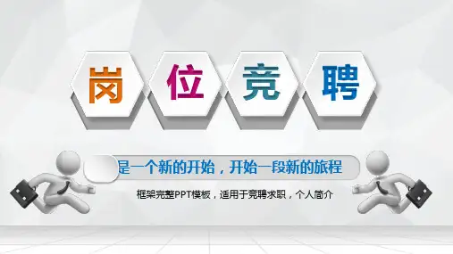 财务竞聘模版(2)PPT