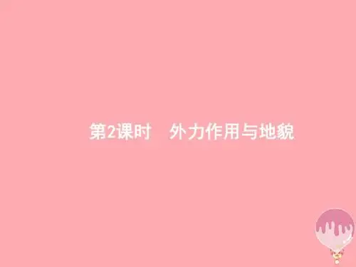 (浙江选考Ⅰ)2019高考地理二轮复习专题2自然环境中的物质运动和能量交换第2讲第2课时外力作用与地貌课件
