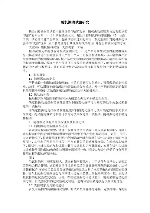 随机振动试验研究