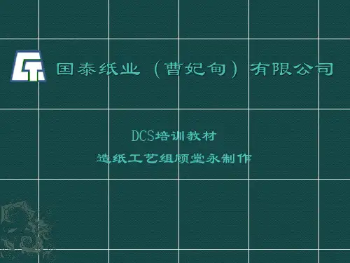 造纸DCS培训