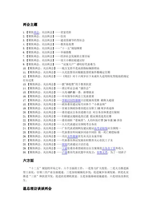 两会主题